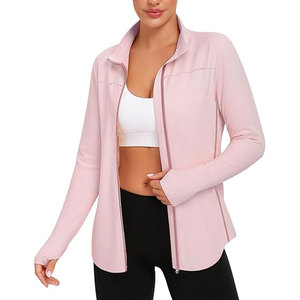 Chaqueta de golf de invierno para mujer, cómoda, con cuello alto, tejida, transpirable, ecológica, para deportes al aire libre, entrenamiento y viajes - Product Image 1