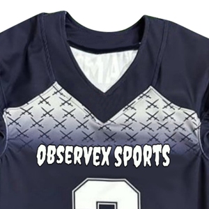 Uniformes de fútbol americano hechos en poliéster 100%, uniforme de fútbol americano de secado rápido de último estilo para adultos - Product Image 2