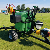 Pulvérisateur de gazon traîné Team Chariot 600L avec roues à faible pression au sol pour terrains de sport - Prix de dépôt