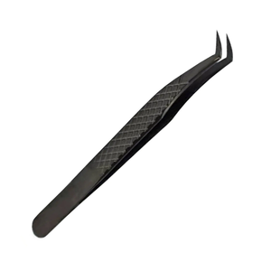 Pinzas de pestañas de plasma de lujo de acero inoxidable, herramienta de precisión de mano para rizar extensiones de pestañas - Product Image 4