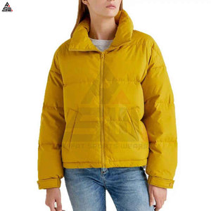 Women's <b>Puffer</b> <b>Jacket</b> with Zipper Closure Cotton Knitted Breathable Lightweight Winter Outdoor Wear - Product Image 4