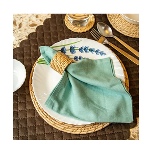 Porte-ronds de serviette pas cher prix rond de serviette en rotin naturel lot de 4 pièces tailles personnalisées fait à la main prix de gros - Product Image 3