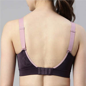 New Arrival High Quality Breathable Women Sports Bra Seamless Yoga Fitness Wear Customized Light Support Removable Pads - Product Image 4