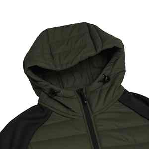 เสื้อแจ็คเก็ตพัฟเฟอร์แบบมีฮู้ด ปิดกระดุม ผ้าแคนวาส สำหรับฤดูหนาว แบบยูนิเซ็กซ์ ปรับแต่งได้ กันน้ำ - Product Image 3