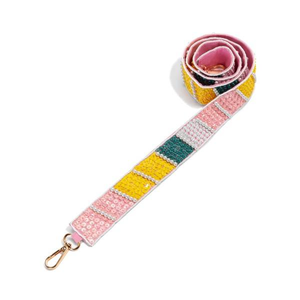 Sangles de guitare perlées et brodées à la main avec étoile Design Handmade - Product Image 1