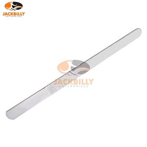 Pousse-cuticules double tête en acier inoxydable neuf, outils professionnels de qualité supérieure pour le nettoyage précis des ongles et les soins des pieds - Product Image 3