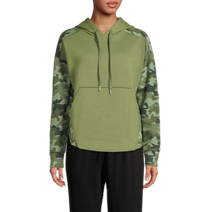 Wholesale Fashionable Breathable Women's Cotton Hoodie <b>Top</b> Selling Long <b>Winter</b> <b>Top</b> with Soft Hooded Collar and Front Logo - Product Image 2