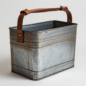 Maceta de cuero galvanizado de primera calidad con cuerpo pulido martillado Trabajo hecho a mano artesanal que ofrece acento decorativo - Product Image 6