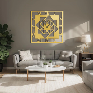 Horloge murale décorative en métal de qualité supérieure, design moderne fantastique, accessoires de décoration intérieure, prix raisonnable - Product Image 2