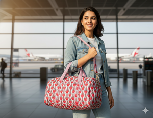 กระเป๋าแฟชั่นใหม่ กระเป๋าผ้าฝ้ายลายควิลท์ กระเป๋าสะพายโบว์ระบาย กระเป๋าออกกำลังกาย กระเป๋าเดินทางพิมพ์ลายตามสั่งสำหรับสาวๆ - Product Image 1