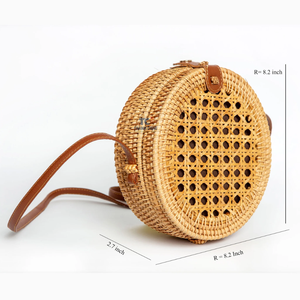 Sac fourre-tout en paille brodé écologique personnalisé fait à la main jacinthe d'eau jonc de mer pailles dames femmes mode Vietnam - Product Image 5