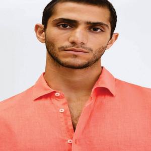 Chemise en flanelle de coton pour hommes Chemise à carreaux décontractée à manches longues boutonnée avec tissu en coton doux pour l'extérieur - Product Image 2