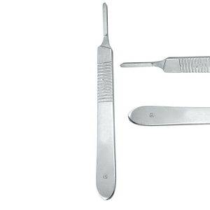 QNQ Haute Qualité Manuel Micro Lames En Acier Inoxydable Dentaire Chirurgical Scalpel Poignée Instrument Ensemble - Product Image 3