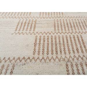 Ia-1944 Ivory Hand Knotted Afghan Wool Rugs Geometric Abstract Rectangle Living Room Carpet for Home <b>Hallway</b> Use-New Product - Product Image 3