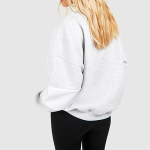 Invierno 2025 OEM sudaderas de lana mujeres precio barato invierno de gran tamaño gota hombro señora sudaderas - Product Image 4