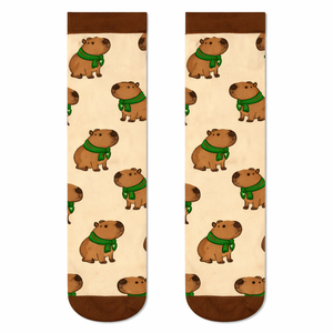 Chaussettes fantaisie en coton peigné durable à motifs, production écoresponsable, unisexe, usage quotidien, chaussettes mi-mollet, commande en gros, fabricant - Product Image 6