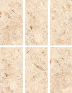 Baldosas de porcelana antideslizantes para suelos y paredes en marrón 600x1200 para uso en baños villas apartamentos escuelas y almacenes - Product Image 2