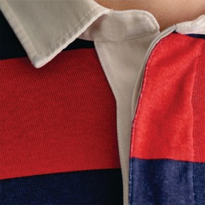 Cómoda camiseta Polo de rugby a rayas para hombre-Alta calidad, transpirable y perfecta para uso diario y actividades al aire libre" - Product Image 6