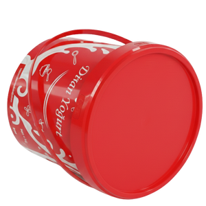 DYK4377 4.3L Disposable Luxury Yogurt <b>Tub</b> Tough Plastic Packaging - Product Image 3