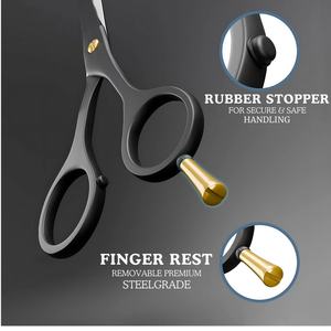 Tijeras de Peluquería para Diestros con Punta de Acero Inoxidable Afilada y Mangos de Acero - Product Image 5