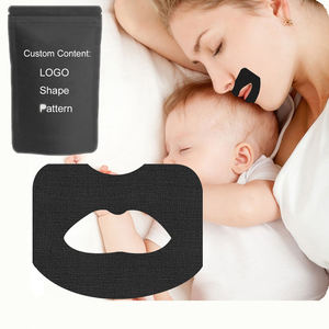 Sommeil médical Tissu non tissé Anti-ronflement Autocollant Lèvres Forme Bouche Bande Hypoallergénique Sans Latex Respirant CE Certifié - Product Image 1