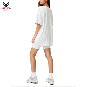 Derniers t-shirts pour femmes conçus de couleur unie Style décontracté pour adultes été tissu tricoté bouton et dentelle décoration - Product Image 2