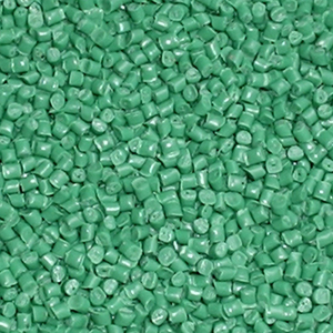 Gránulos de plástico HDPE de Color verde reciclado de 100% de grado de inyección al por mayor para cajas y cubos - Product Image 1