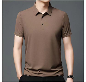 240 Gsm Blueberry Poches Petites pour Polo T-Shirt pour Hommes Tissu Bambou Respirant avec Logo Solide Personnalisé à Motifs Comme un Anima - Product Image 3