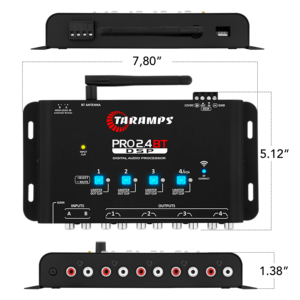 โปรเซสเซอร์เสียง PRO 2.4 BT - Taramps Pro 2.4BT โปรเซสเซอร์เสียงดิจิตอล อีควอไลเซอร์ - Product Image 3