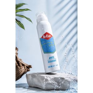 Desodorante Unisex de Larga Duración Lee Cooper con Aroma a Limón Blanco Disponible en Formato Spray, Líquido y Bálsamo para Niños con Ingredientes Minerales - Product Image 1