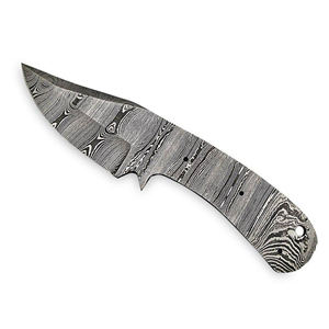 Al por mayor Damasco cuchillo Skinner hoja en blanco forjado a mano hojas en blanco de espiga completa con Funda de cuero - Product Image 1