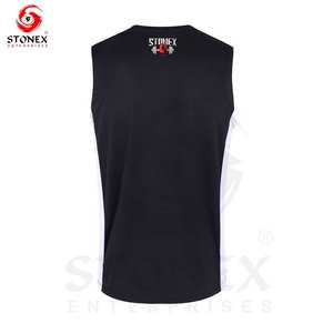 Nouveautés : Débardeurs de sport décontractés respirants à séchage rapide, grandes tailles, couleur personnalisée pour hommes, polyester/coton - Product Image 6