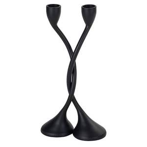Customized Luxury Modern <b>Candle</b> <b>Holder</b> with <b>Black</b> Powder Coat Stylish and Contemporary for Christmas Decor - Product Image 3