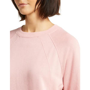 Vente en gros de sweat-shirts à col ras du cou personnalisés pour femme, sweat-shirt de couleur unie à séchage rapide et respirant avec service OEM, prix bon marché - Product Image 4