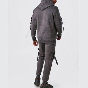 Conjunto Deportivo de Algodón 100% para Hombre, Corte Ajustado, Secado Rápido, para Gimnasio, Entrenamiento, Jogging, Personalizable - Product Image 2