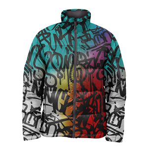 Chaqueta Acolchada para Hombre, Diseño Personalizado por Sublimación, Impresa en Poliéster y Nailon, Resistente al Agua, Cortavientos, Abrigo de Invierno, Chaqueta Cálida - Product Image 1
