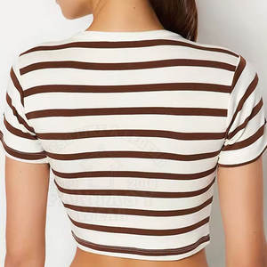 Daily Wear Women <b>Crop</b> Top <b>T</b> <b>Shirt</b> Minimal Look Lightweight Cotton Blend Comfortable <b>Fit</b> 2026 - Product Image 6