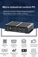 Mini PC industriel haute performance avec i7 10710U 6 cœurs 12 fils 1.1Ghz jusqu'à 4.7GHz DDR4 RAM écran LCD pour kiosque/automatisation