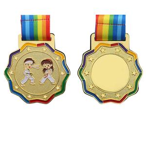 Medallas deportivas personalizadas de calidad superior, trofeos, juegos con logotipo personalizado, cinta de aleación, Material de goma, medalla de competición deportiva - Product Image 1