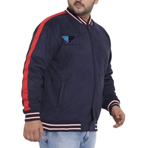 แจ็กเก็ตเบสบอลสำหรับผู้ชายเสื้อแจ็กเก็ตกันหนาวแบบลำลองปกตั้งมีหลายสี - Product Image 4