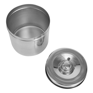 Couvercle de pot de pansement manuel creux de cuisine médicale en acier inoxydable 304L de qualité fine et récipient en coton avec instrument médical - Product Image 6
