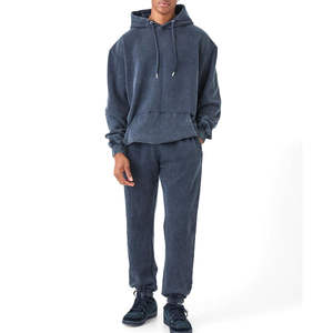 Chándal de invierno para hombre, 100% algodón, ropa deportiva personalizable, conjunto de Gimnasio Deportivo - Product Image 1