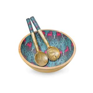 Bol en bois d'acacia au design luxueux et tendance, style unique, pour salade ou fruits, à prix abordable - Product Image 1