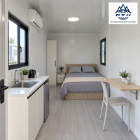 Suite d'hôtes Apple Cabin de 40 pieds, maison préfabriquée moderne en forme de pod pour Airbnb, hébergement familial et tourisme en milieu rural
