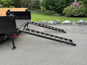 รถพ่วงดั๊มพ์คอห่าน 7x16 ฟุต ลดราคาพิเศษ รถพ่วงบรรทุกสินค้าและอเนกประสงค์สำหรับฟาร์ม พร้อมส่วนประกอบหลักของรถแทรกเตอร์ - Product Image 6