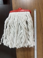 Mopa Industrial para Limpieza de Suelos 300 gr con Palo/Mango FANATIK Ecológica con Escurridor Deslizante Duradera de Alta Calidad Profesional