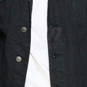 Concevez votre propre logo, veste en jean pour homme de haute qualité, nouveau style, veste en jean pour homme en gros pour la vente en ligne - Product Image 5