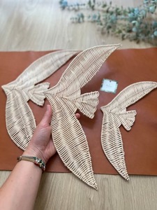 Autocollants de décoration murale oiseau en rotin naturel à prix compétitif pour enfants autocollant suspendu lune nuage étoile pépinière enfants Vietnam - Product Image 2