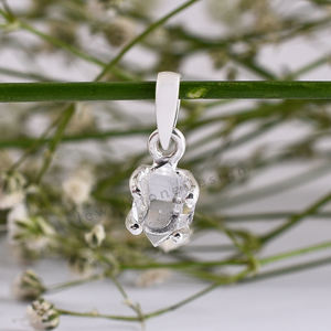 Colgante de Piedra Herkimer de Gema Natural, colgante de plata de ley 925 de oro amarillo, joyería hecha a mano, regalo para ella, joyería al por mayor - Product Image 2