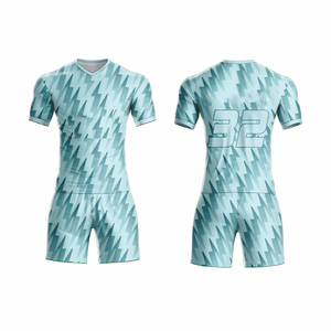 Ensemble de maillot de football pour homme personnalisé, motif noir et violet, respirant, séchage rapide, 100% polyester, tenue de sport d'été, short, sérigraphie - Product Image 6